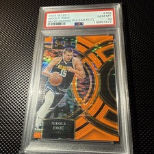 2023 Select Nikola Jokic #169 Neon Orange Pulsar FOTL 5/15 PSA 10
