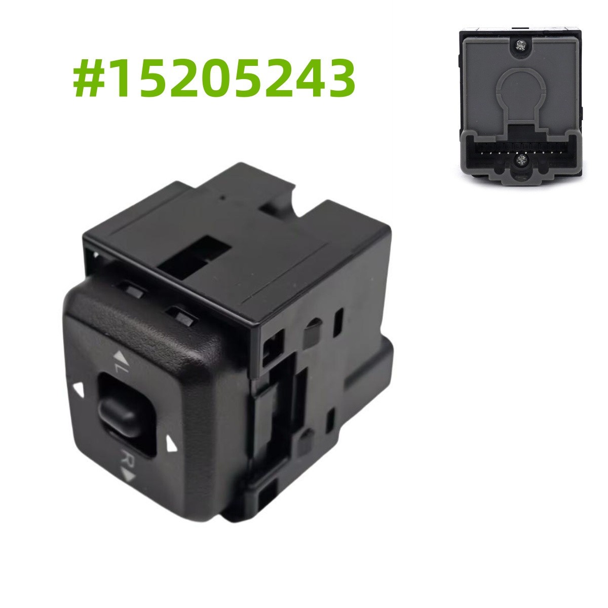 #15205243 View Mirror Adjust Switch For 2004-2012 Chevrolet Colorado GMC Canyon