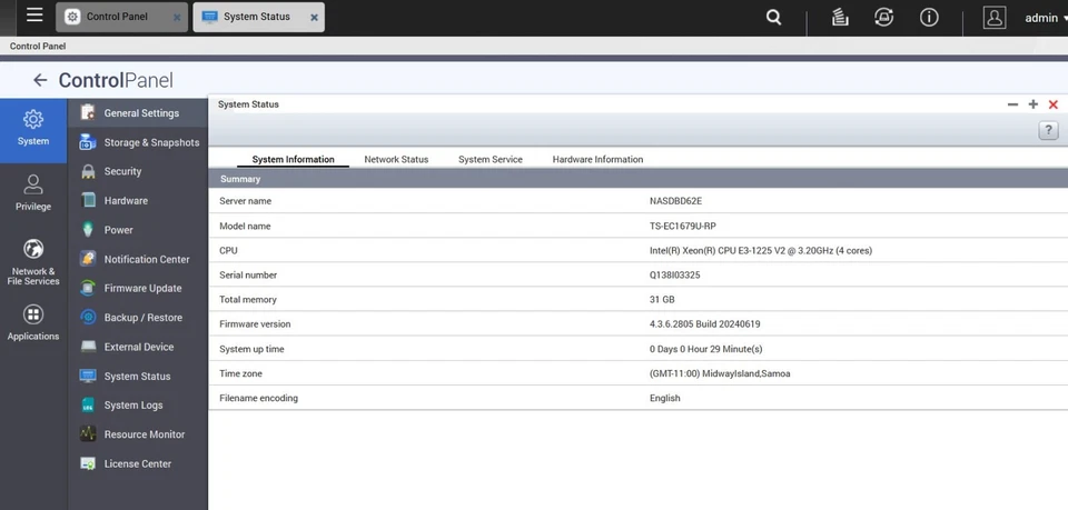 QNAP TS-EC1679U-RP 16-Bay NAS Xeon E3-1225 v2 32 GB Rackmount 2x 1TB 2x10GB LAN - Bild 2 von 4