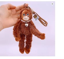 20cm Monkey Plush Doll Keychain Bag Pendant Soft Toy