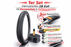 28 Zoll Fahrradreifen 37-622 40-622 42-622 47-622 mit Pannenschutz Reflektor AV