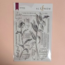 Altenew Tall Foliage - Complete Bundle - RETIRED - Stamps, Dies, Stencil - READ