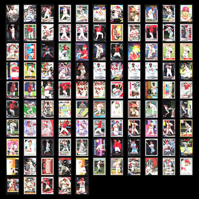 Lot (104) St. Louis Cardinals Baseball Cards Carlson/Flaherty/Walker/Molina