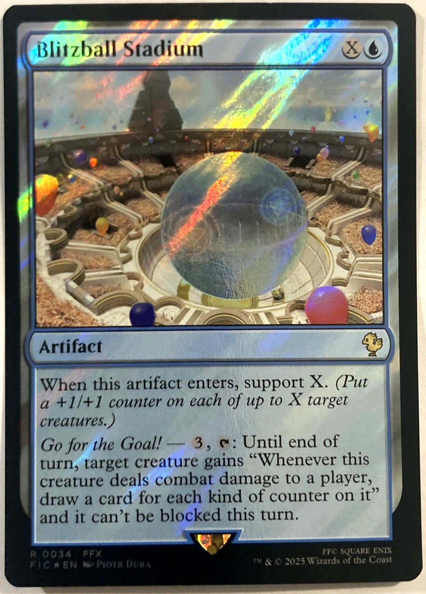 MTG Blitzball Stadium (Surge Foil) Commander: Final Fantasy 34 FFX
