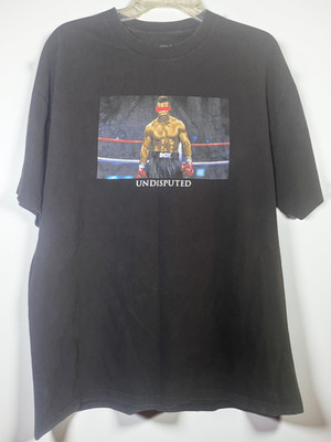 DGK Undisputed T-Shirt XL Black Boxer Graphic T Streetwear Skateboard Fight Y2K