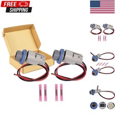 2Pcs Rear License Plate Lights Connector Socket,Fit for Ford F-150 2004-2021 ...