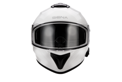 SENA Outforce Full Face Helmet Bluetooth Md Glossy White #OUTFORCE