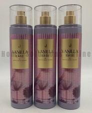Bath Body Works Vanilla Ease Fine Fragrance Mist Spray 8 fl oz S/3 A2128