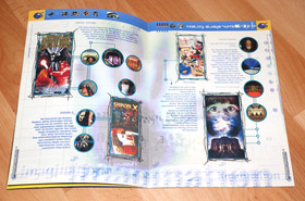 Sega Saturn Vintage German Promo Booklet / Flyer Virtua Fighter Shinobi Rayman