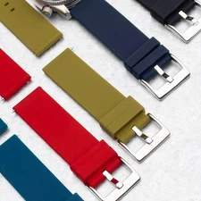 Solid Silicone Quick Release Watch Band