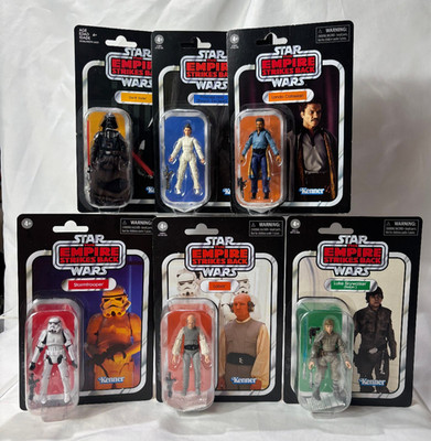Star Wars THE EMPIRE STRIKES BACK Stormtrooper Darth Vader Leia Luke Lando Labot
