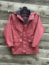 Gap Kids Sz Large Red Full Zip Rain Jacket with Hood