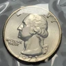 1973 P US Uncirculated 25 Cent Washington Quarter UNC in Cello