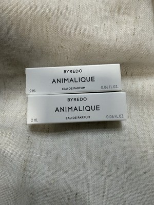 Byredo Animalique Eau de parfum Spray Sample .06 oz./2 ml (Lot Of 2)