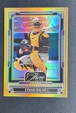2025 Panini Three and Two - Ethan Salas, Ethan Salas #8 Holo Gold /10 (RC)