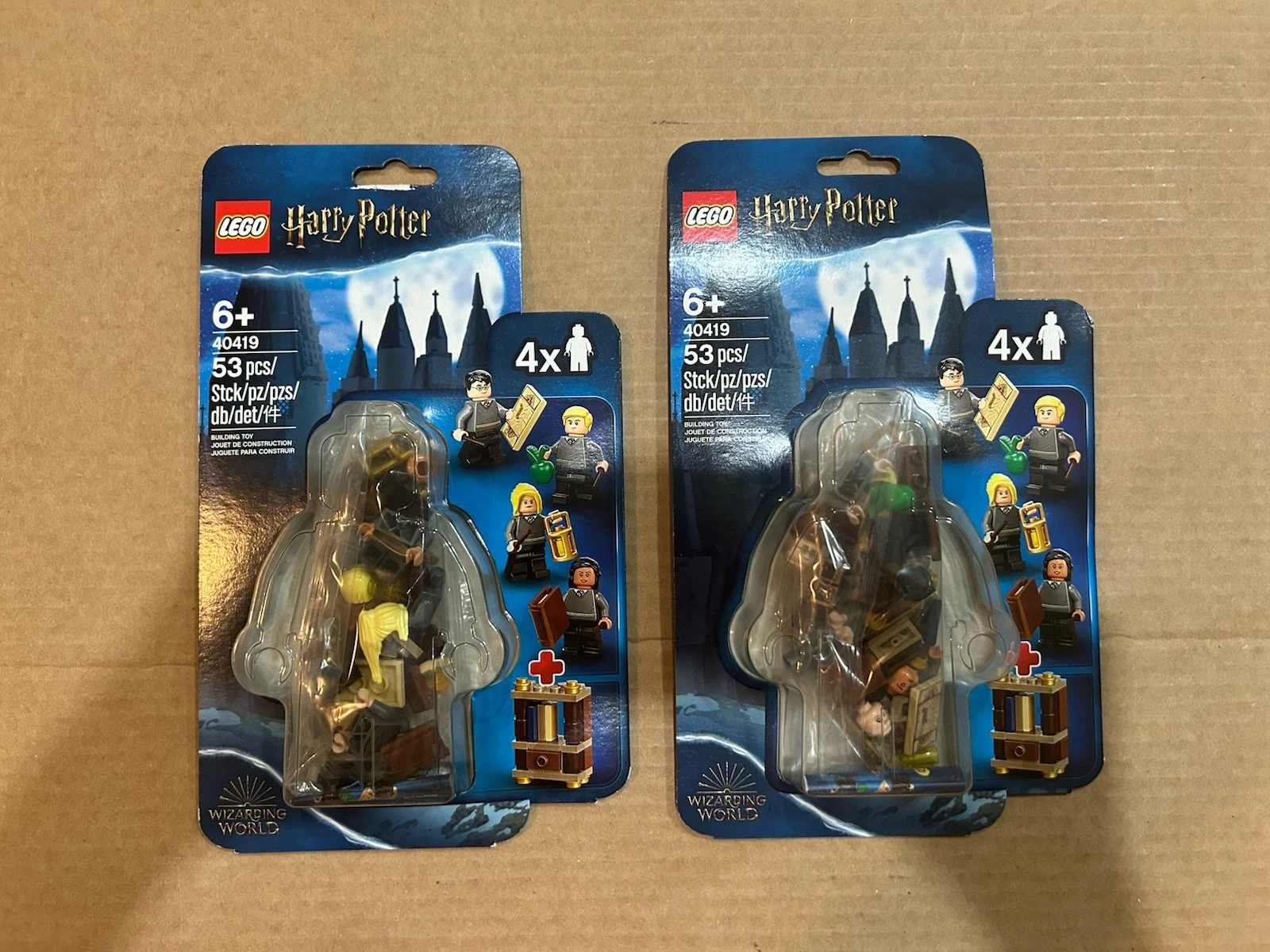 LEGO Harry Potter Hogwarts Students Acc. Set 40419 X2 -New In Factory Sealed