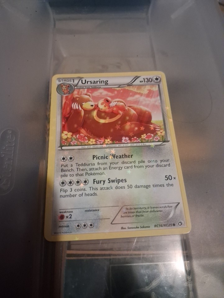 Ursaring RC16/RC25 Legendary Treasures Radiant Collection Pokémon Card VLP/NM