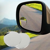 2PCS Weitwinkel Konvex Car Blind Spot Rund Aufkleber Seitenblick RüCkspiegel