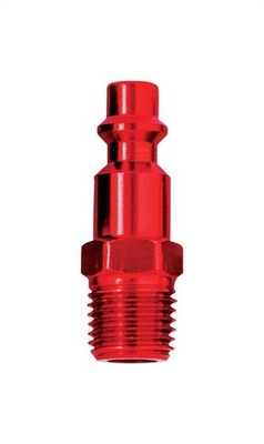 Tru-Flate 12-224R Red Aluminum Plug 1/4 in. I/M-Stylex1/4 in. MNPT (Pack of 10)