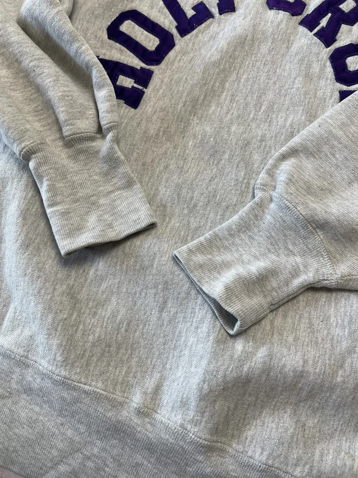 Sudadera Vintage Años 90 Holy Cross Champion Tejido Inverso Cuello Redondo Grande Hecha en EE. UU. Foto 4 de 4