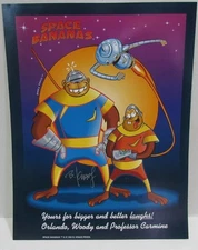 Space Bananas Promo Picture signed by Barry Krauss