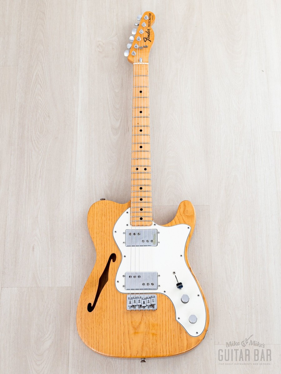 ギター gfc Telecaster Thinline 1975 Fender Telecaster Thinline Vintage Semi-Hollow Guitar w/ Wide