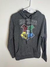 Harry Potter Women's Medium " Hogwarts" Houses Graphic Drawstring Hoodie