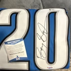 Barry Sanders Signed Detroit Lions #20 Jersey BAS Beckett Authentication COA