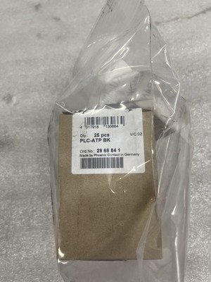 Box of 25 Phoenix Contact 2966841 PLC-ATP BK Seperating Plates