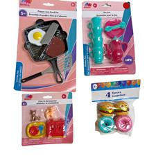 Kids Pretend Play Kitchen Food Tea Set Cooking Toys Pet Accessories Lot NEW