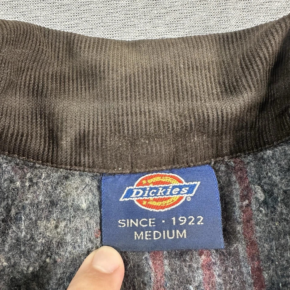 De Colección Dickies Manta Forrada Ropa de Trabajo Tareas Chaqueta Abrigo Para Hombres M Marrón Oscuro EE. UU. USADO EN EXCELENTE ESTADO Foto 2 de 4