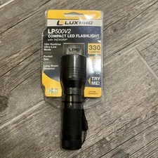 LUXPRO LP500V2 High-Output Handheld Flashlight, 330 Lumen