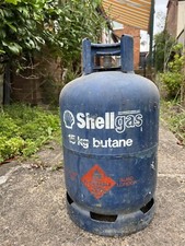 Shellgas Butane 15kg empty bottle.