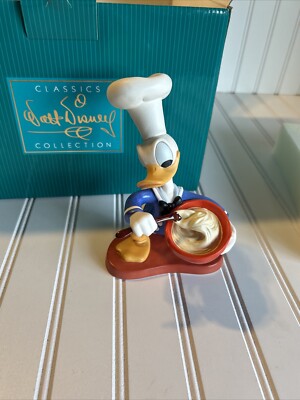 WDCC-Chef Donald Duck -New in Box, w/COA SEALED -small Puncture In Box See Pics
