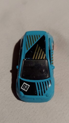 Hotwheels Fiat Teal Blue Black Green Car 2013 - Picture 3 of 6
