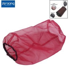 Red Universal Water Guard Cold Air Intake Pre-filter Cone Filter Cover Dustproof Red Universal Water Guard Cold Air Intake Pre-filter Cone Filter Cover Dustproof