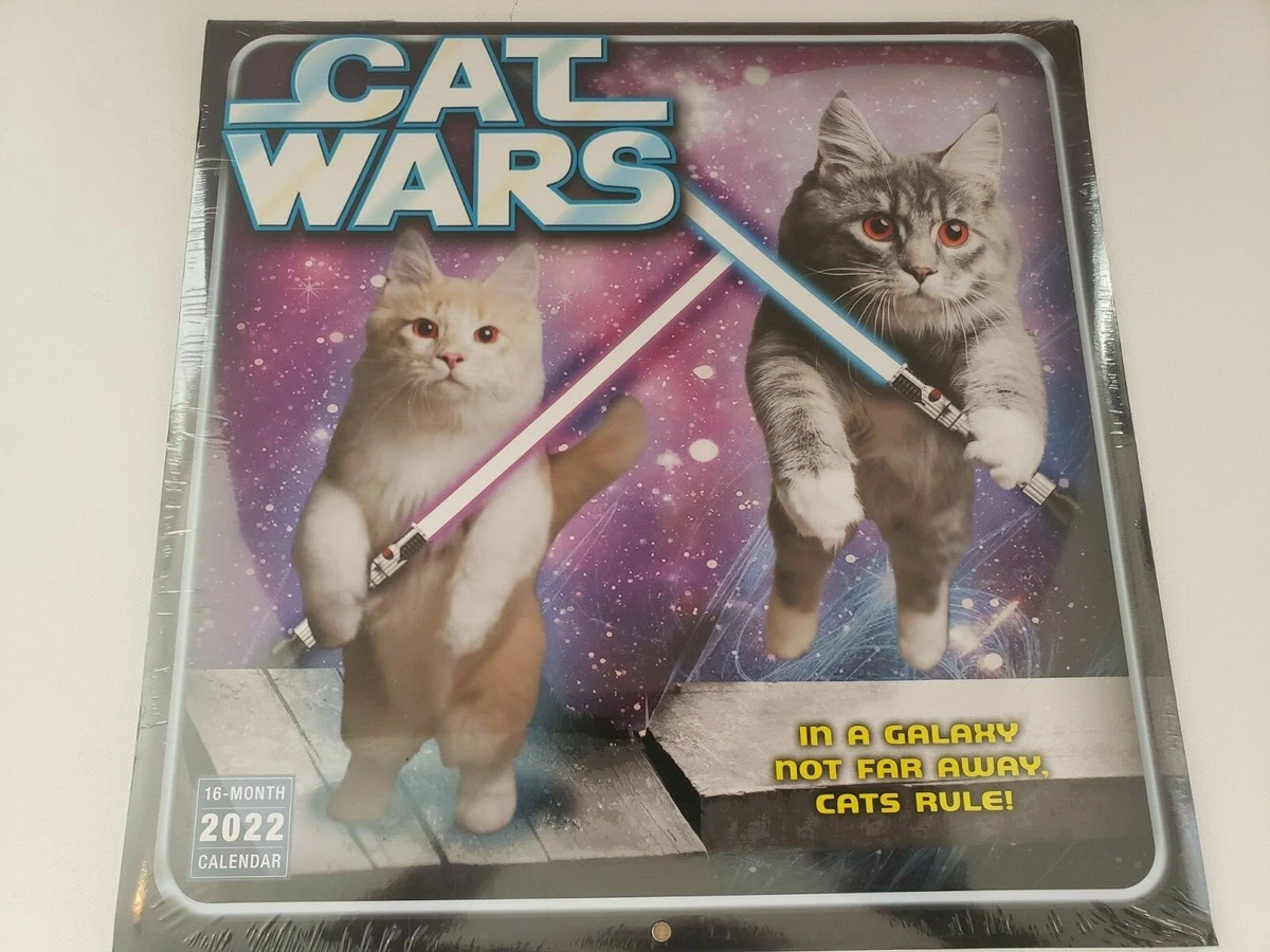 cat-wars-16-month-2022-wall-calendar-size-12-x-12-brand-new-sealed-ebay