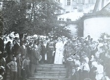 Scarce Magic Lantern Slide Image Bulgarian Wedding Plovdiv Bulgaria