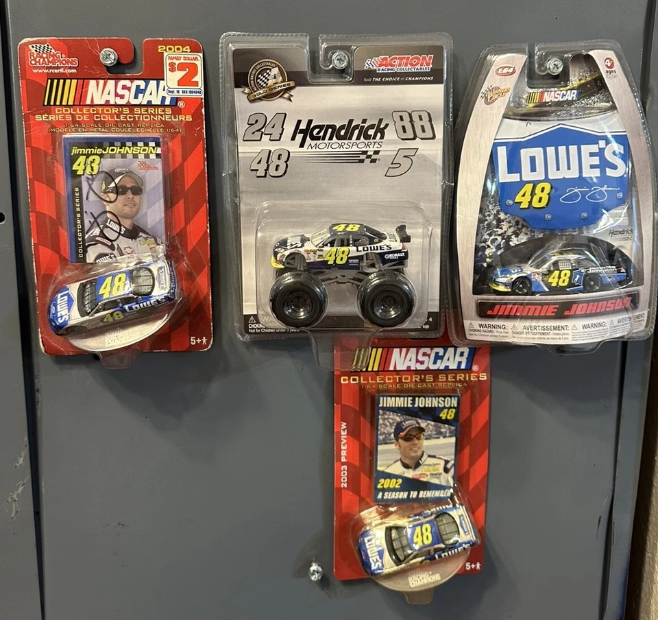 Lot of 5 1/64 #48 Jimmie Johnson Monster Jam Truck, signed 2004 RC diecast & WC - Image 2 of 4