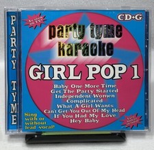 Party Tyme Karaoke: Girl Pop, Vol. 1 CD, 2003, Sybersound Sing-Along Album