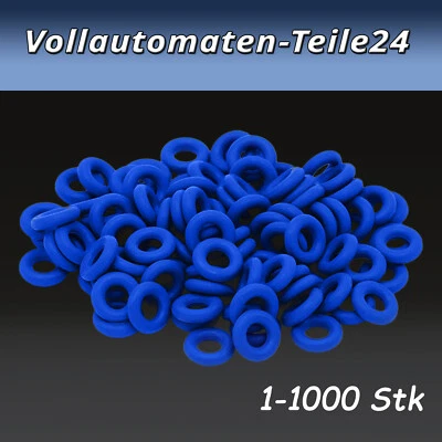 Junta tórica 3,4 x 1,9 mm FKM azul a manguera de presión Jura en cafetera automática