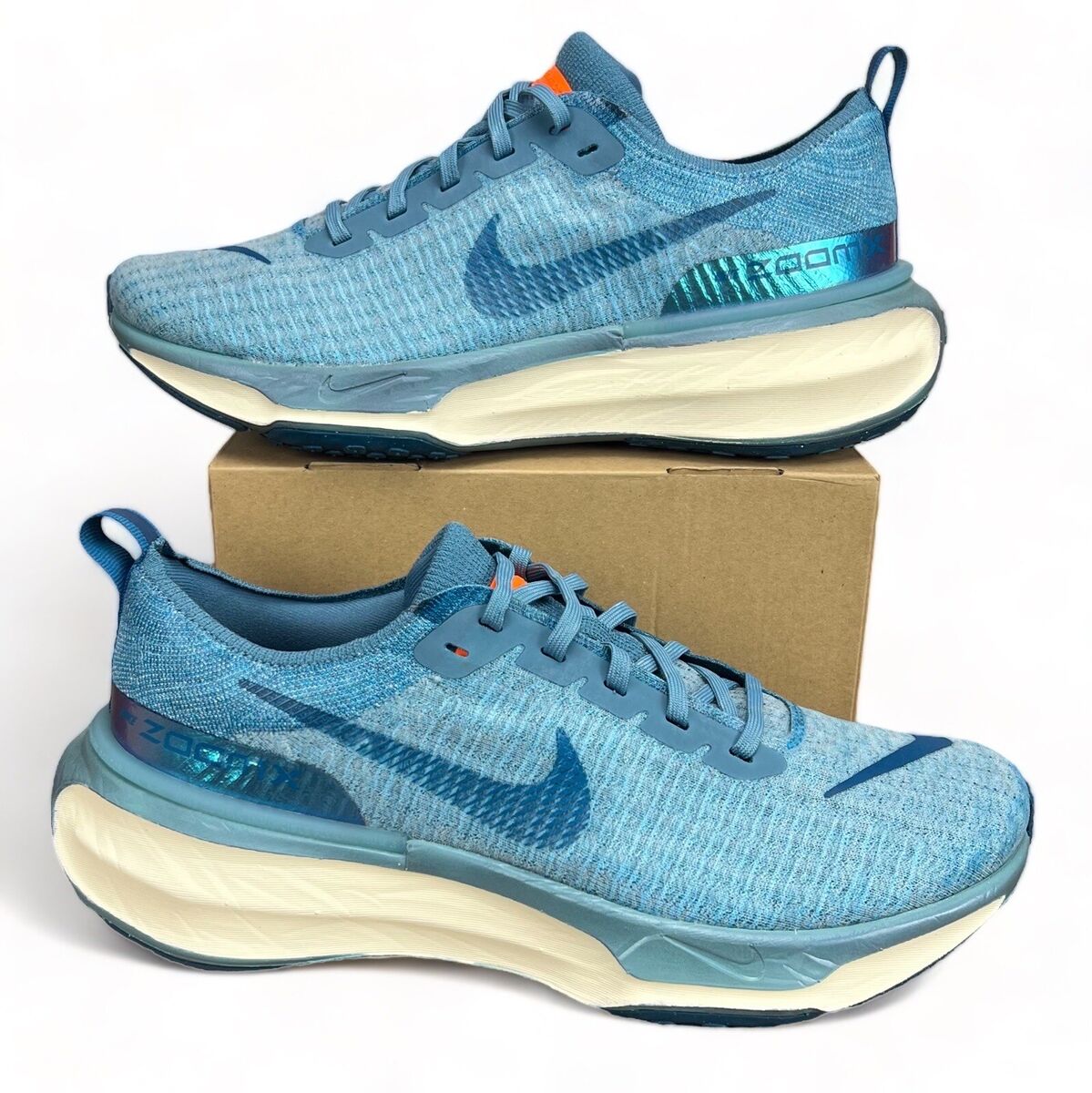 Nike ZoomX Invincible Run Flyknit 3 Noise Aqua Blue Sneakers Nike ZoomX Invincible Run Flyknit 3 Noise Aqua Blue Sneakers