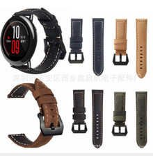 For XiaoMi Mi Watch Color 1 2 / S1 Active S1 Pro Leather Watch Band Wrist Strap