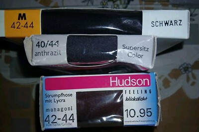 Gr. 40 44 NEU- 3 Fein Strumpfhosen Hudson Feeling, Giada, nur die, Mahagoni u.a 