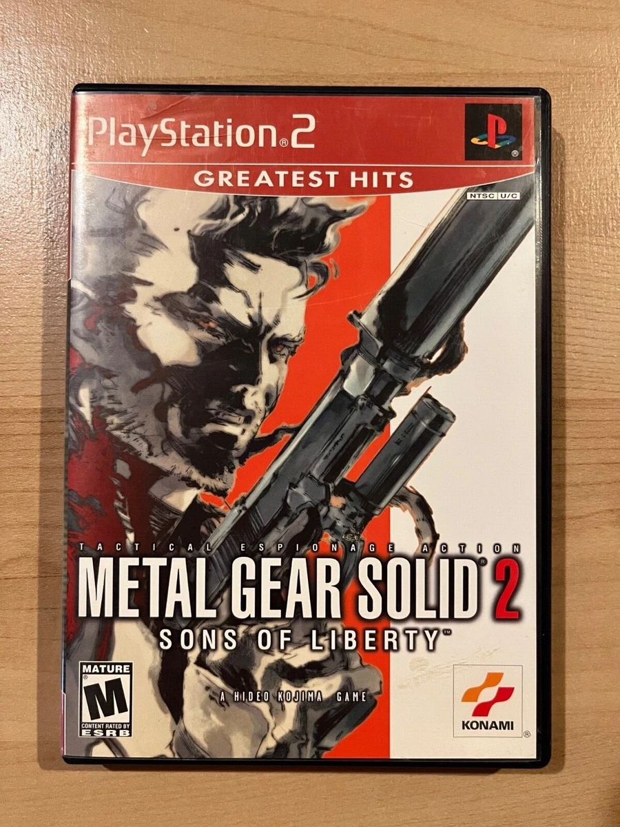 Metal Gear Solid games (Playstation 2) PS2 Tested.