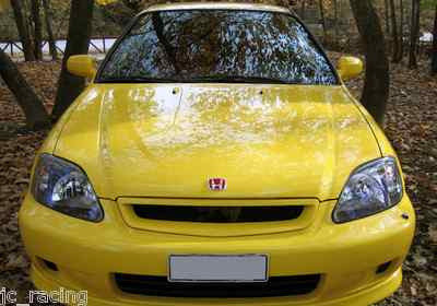JDM RED FRONT OR REAR EMBLEM BADGE HONDA CIVIC EK PRELUDE BB