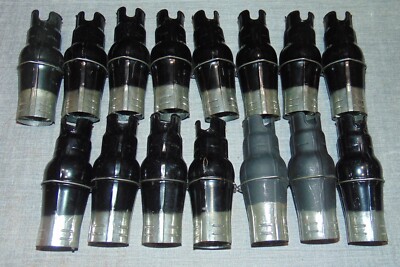 NOS QUAD FOR WESTERN ELECTRIC TUBE SHIELDS 348A 310A 311A AMPS *4 PC* 1940'S USA