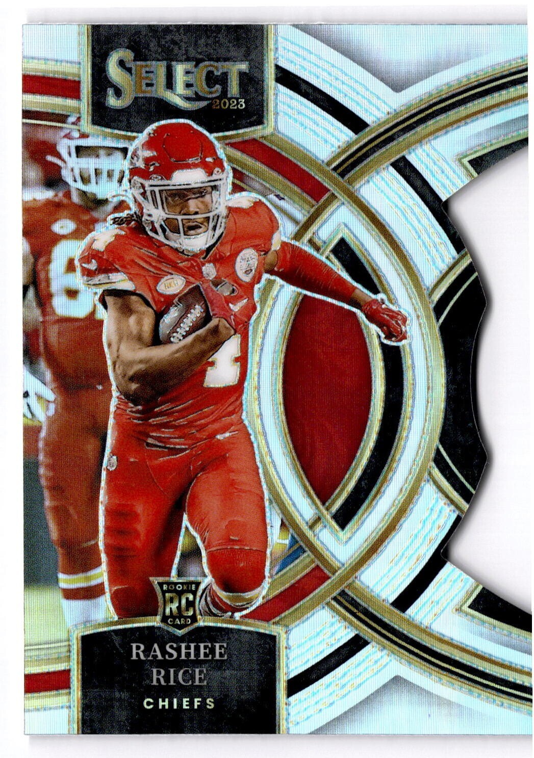 2023 Panini Select - Silver Die-Cut #132 Rashee Rice (RC) KC Chiefs