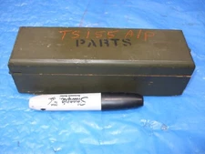 Tiny Military Antenna Army Navy ? in wood box + spare parts for radio ?