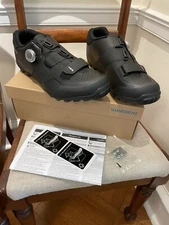 New! $170 SHIMANO ME5 SH-ME 502 Men's Cycling Shoes Black SPD